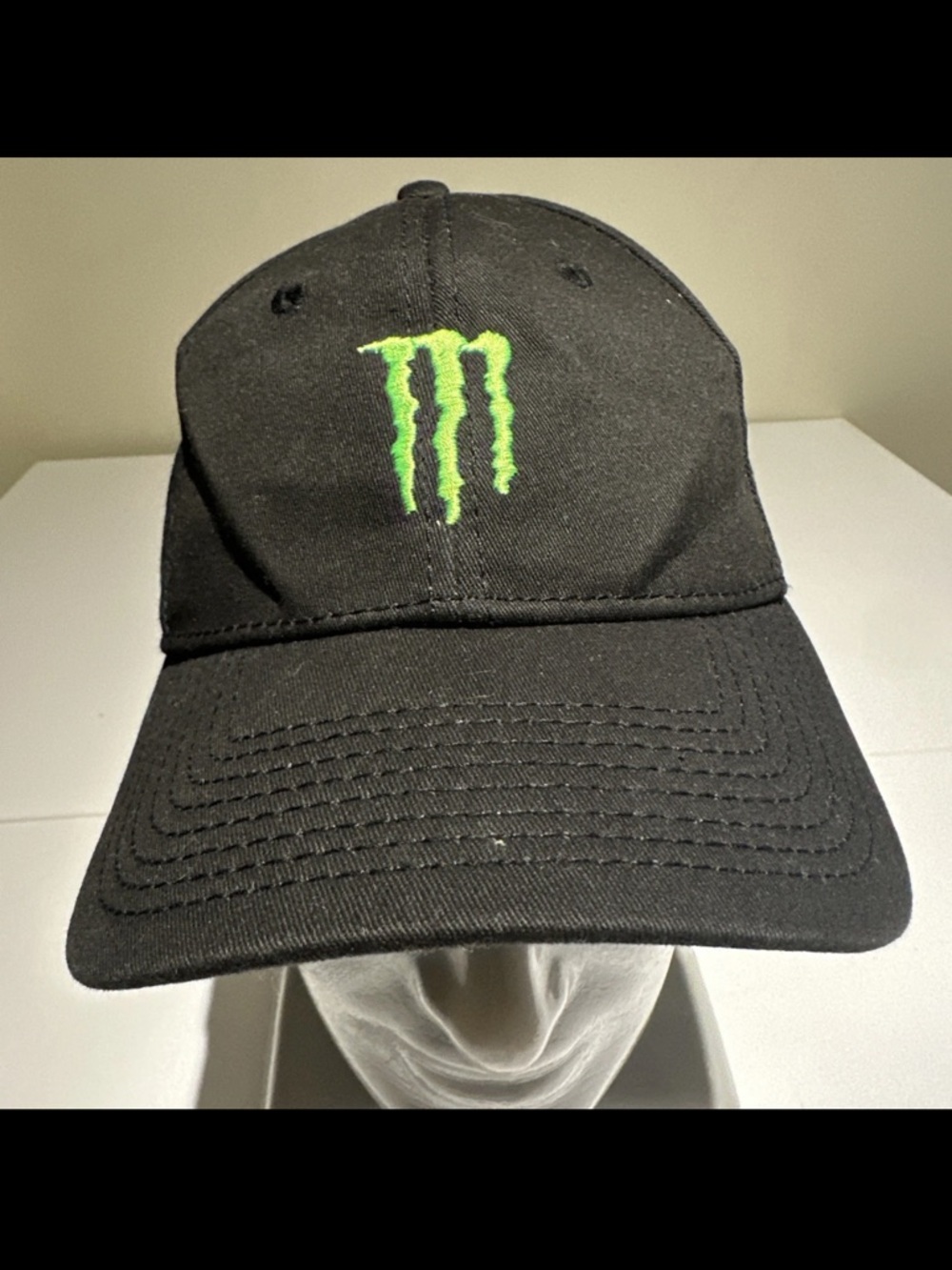 Monster Energy Black Cap with Green Logo